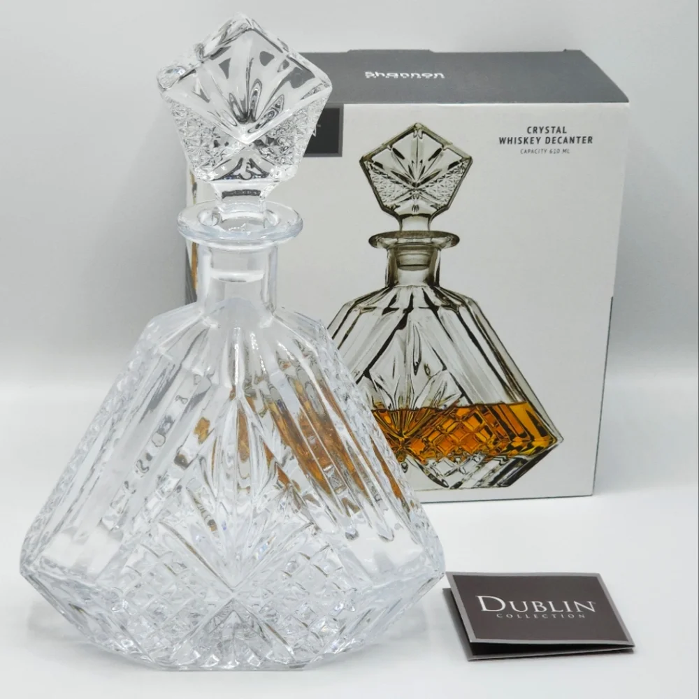 Godinger‎ Triangular Liquor Decanter Dublin Collection 610ml